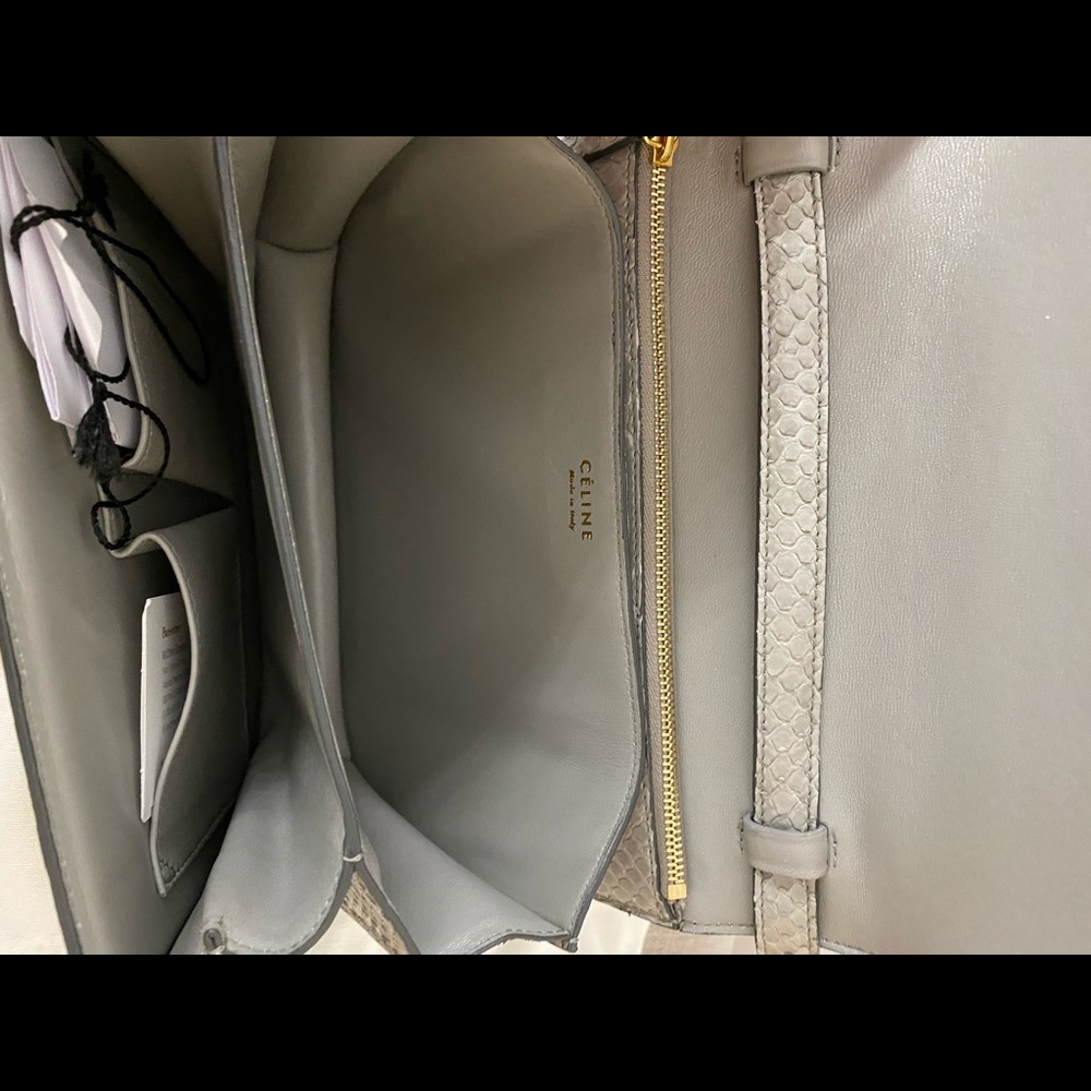 Celine Medium Python Classic Bag - image 7